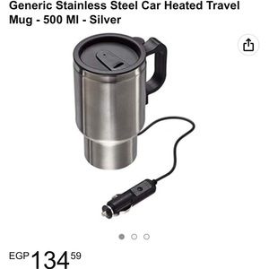 Stainless steel car heater mug!